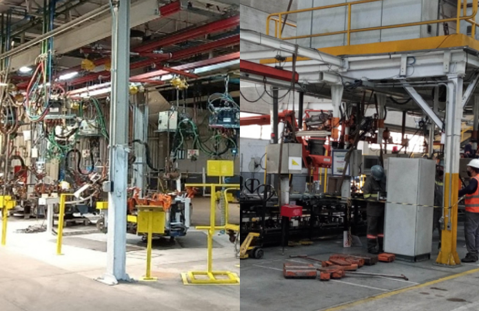 alteração de layout