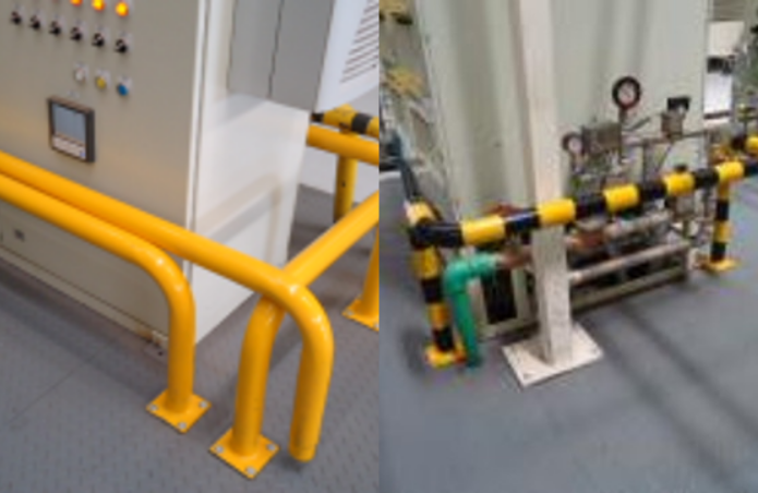 construção e instalação de proteções